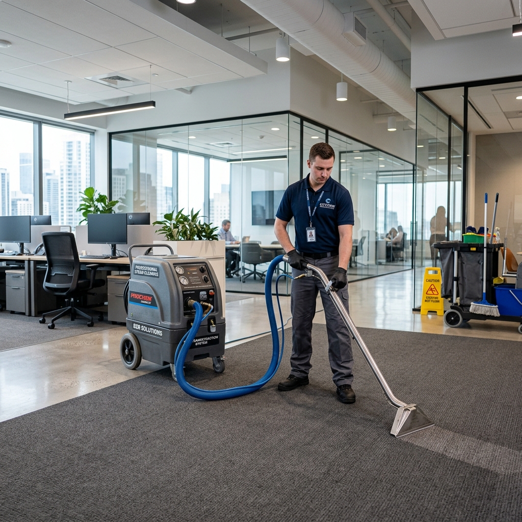 Higienização de carpetes corporativos - Artha Clean